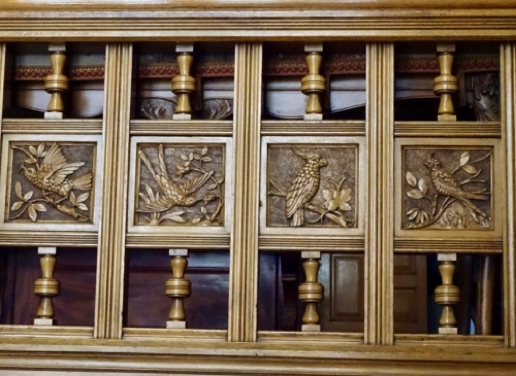 Carvings Along Staircase